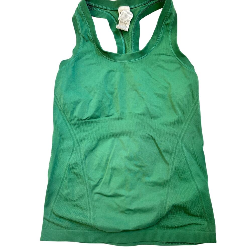 Athleta Racerback Tank Top Green Athletic Workout Yoga Women’s Small